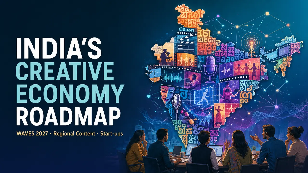 India Charts Creative-Economy Roadmap Around WAVES 2027 and Regional Media Growth