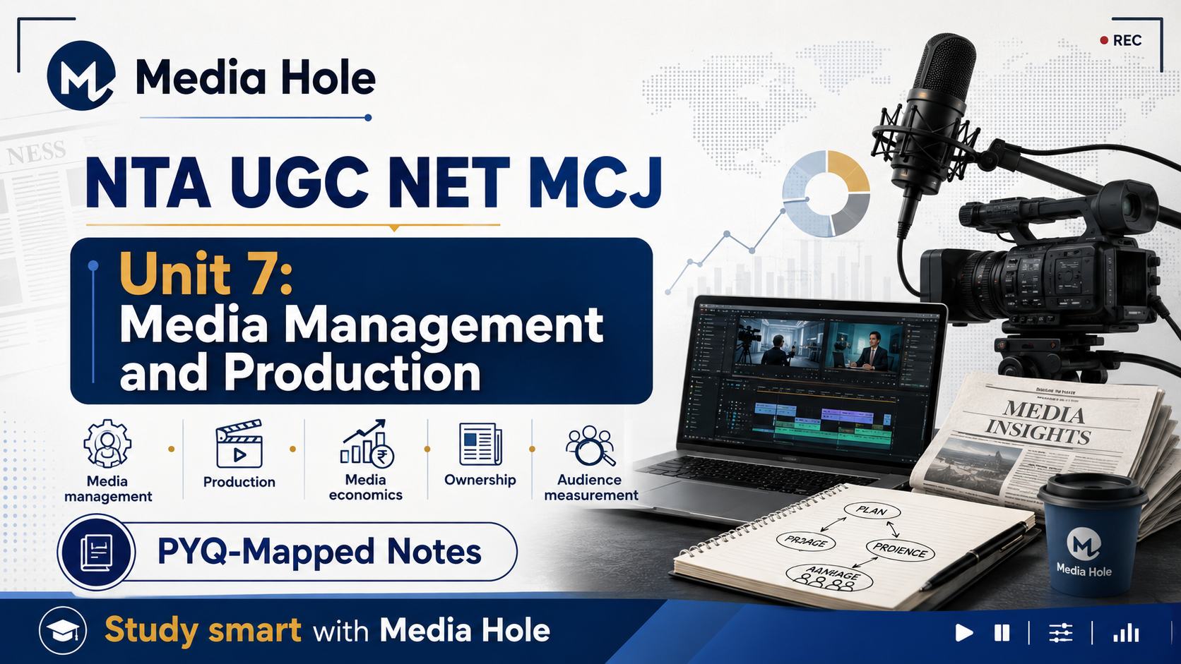 NTA UGC NET MCJ Unit 7: Media Management and Production