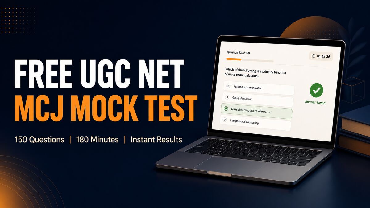 Free UGC NET Mass Communication and Journalism Mock Test